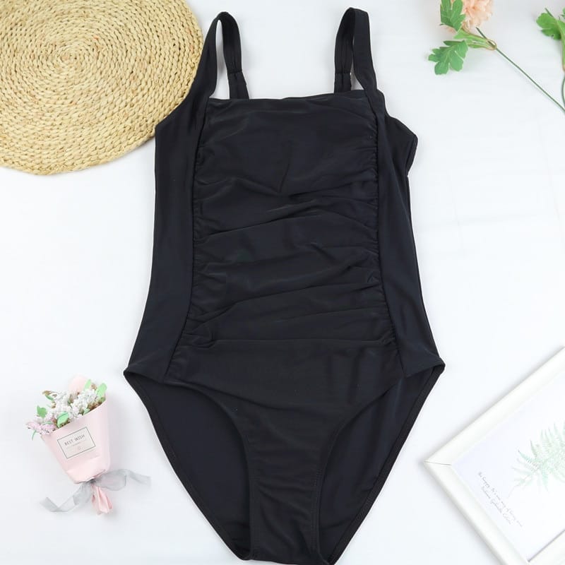 Tummy Control Swimsuit One Piece Ruched Monokini