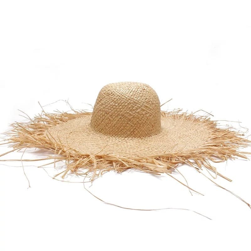 Large Straw Sun Hat for Women - 01 On sale