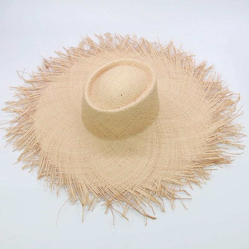Large Straw Sun Hat for Women - 03 On sale
