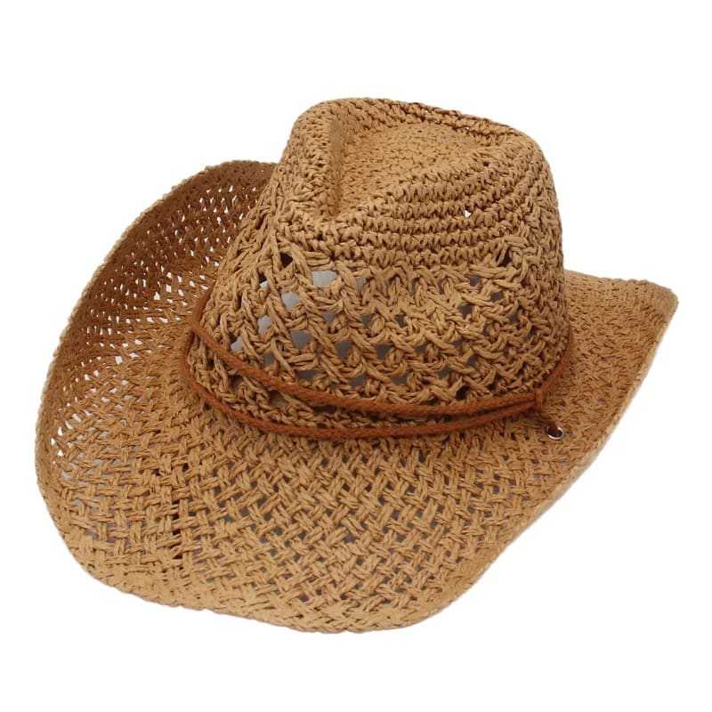 Sunnybikinis Western Cowboy Sun Hat - Khaki / One Size On sale